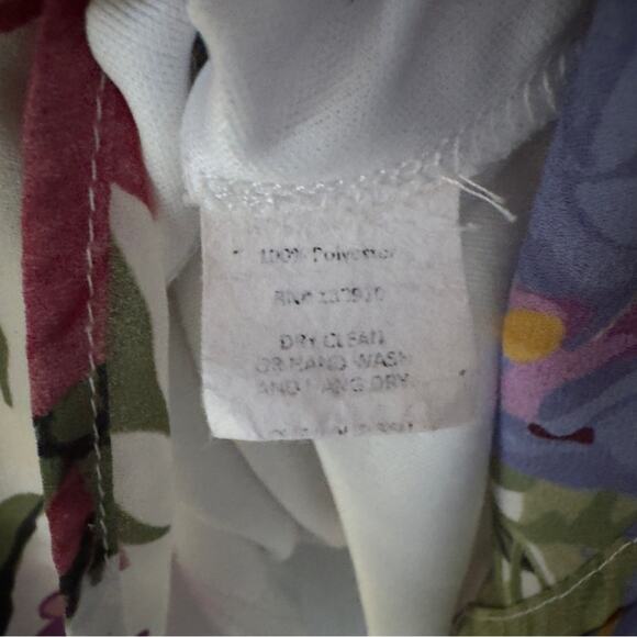 Show Me Your MuMu Floral Flutter Sleeve Mini Dress Scoop V-Neck Lined Flowy EUC - Picture 6 of 9